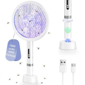 Intelligenter 2-in-1 Mückenvernichter (4000V Power-Zap | Automatische UV-Insektenfalle)